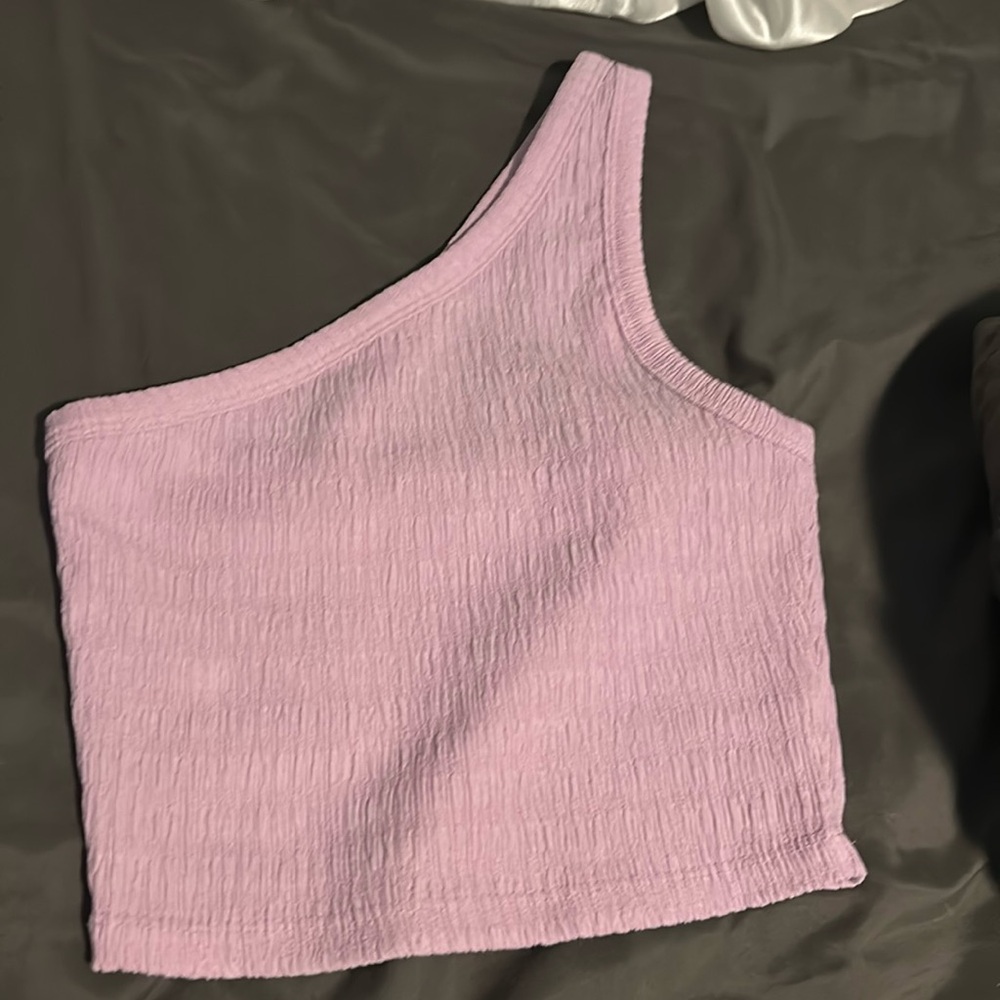 American Eagle One Shoulder Crop Top